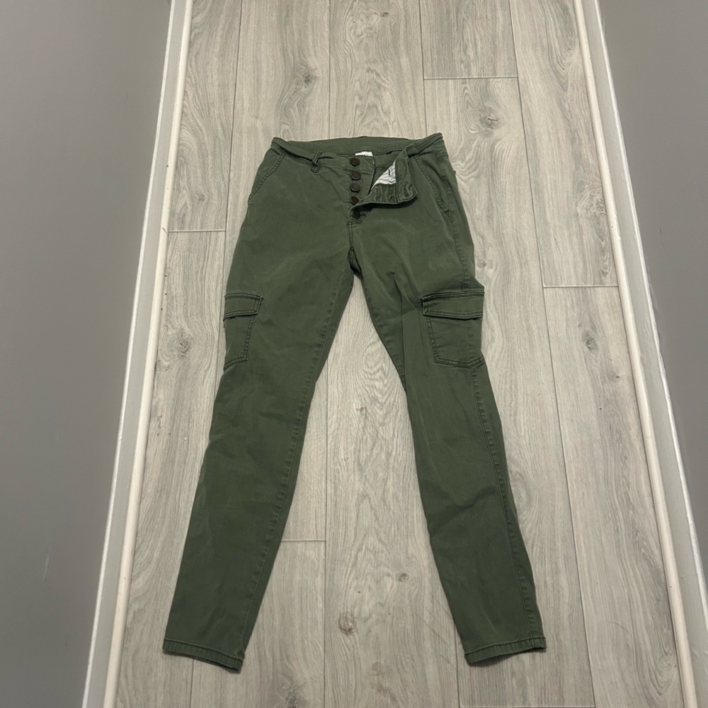CAbi Olive Green Casual Pants
